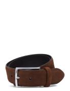 Suede Leather Semi Formal Belt Anderson's Brown