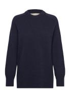 Herringb Detail C-Neck GANT Navy