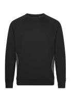 Colour Block Crew Neck Lyle & Scott Sport Black