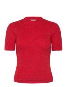 Short Sleeve Sweater Mango Red