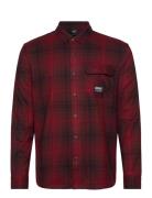 Butter Flannel Shirt OAKLEY Burgundy