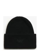 Soft Rib Knit Beanie Hat Superdry Black