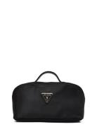 G Wave Lrg Cosmetic Travel Bag GUESS Black