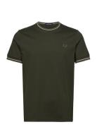 Twin Tipped T-Shirt Fred Perry Green