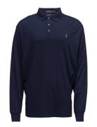 Custom Slim Fit Soft Cotton Polo Shirt Polo Ralph Lauren Blue