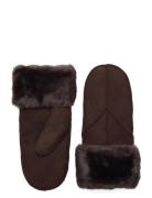 Jasminmbg Sheepskin Mitten Markberg Brown