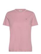 Reg Shield Ss T-Shirt GANT Pink