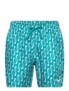 Nike M 5" Volley Short Swoosh Link NIKE SWIM Green