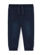 Fleece Denim Trousers For Baby Boy -Bci Boboli Blue