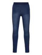 Stretch Denim Trousers For Girl Boboli Blue