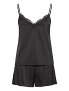 Rhjasmine Woven Nightset Rosemunde Black