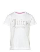 Diamante Fitted Tee Juicy Couture White