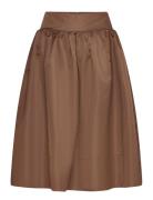 Nylon Full Skirt - Silke Rabens Sal R Brown