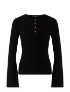 Ellinor Merino Wool Blend Knitted Sweater Lexington Clothing Black