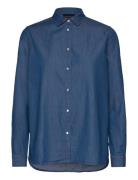 Sanna Denim Shirt Lexington Clothing Blue