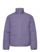 Puffer Jacket-Heron Edwin Purple