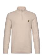 Shaker Stitch Quarter Zip Lyle & Scott Beige