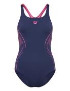 Women's Arena Reflecting Swimsuit Swim Pro Back Lb Arena Navy