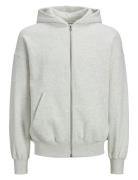 Jjeurban Edge Sweat Zip Hood Noos Jack & J S Grey