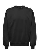 Onsturner Life Vtg Crew Neck Sweat ONLY & SONS Black