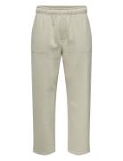 Onsconnor Rlx Pants Sweat Noos ONLY & SONS Beige