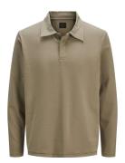 Jprblachad Ls Polo Styd Aw24 Jack & J S Beige