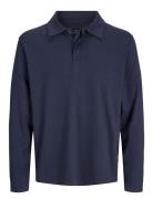 Jprblachad Ls Polo Styd Aw24 Jack & J S Navy