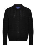 Jorwinter Knit Cable Polo Styd Aw24 Jack & J S Black