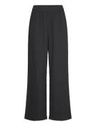 High Waist Straight Leg Trousers Monki Black