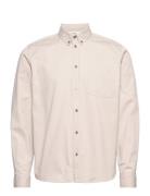 Andrew Classic Denim Shirt Wood Wood Beige