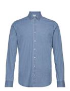 Real Indigo Slim Shirt Michael Kors Blue