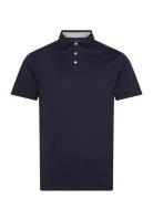 Pima Cotton Polo Hackett London Navy