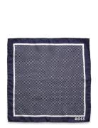 H-Pocket Sq-222 BOSS Navy