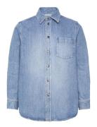 Zaman Denim Shirt Wood Wood Blue