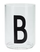 Personal Drinking Glass Design Letters Patterned