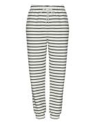 Pcchilli Hw Sweat Pants Stripes Noos Bc Pieces Cream