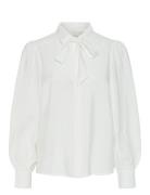 Yaspil Ls Bow Shirt S. Noos YAS White