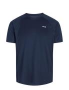 Men Sports T-Shirt/Chest Print ZEBDIA Navy