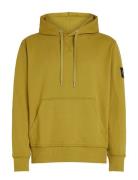 Badge Hoodie Calvin Klein Jeans Yellow