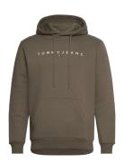 Tjm Reg Linear Logo Hoodie Ext Tommy Jeans Khaki