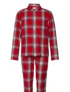 Flannel Pj Set Shirt And Pants Gb GANT Red