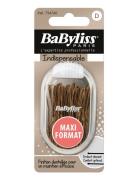 Hair Pin U-Shape Brown 60 Pcs Babyliss Paris Brown