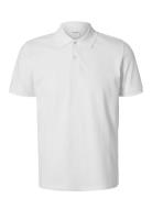 Slhslim-Atlas Ss Polo Selected Homme White