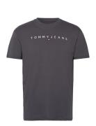 Tjm Reg Linear Logo Tee Ext Tommy Jeans Black