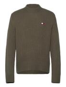 Tjm Reg Badge Textured Cneck Ext Tommy Jeans Khaki