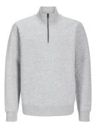 Jjebradley Sweat Half Zip Noos Jnr Jack & J S Grey