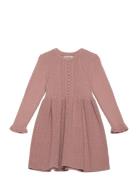 Dress Ls Knit Huttelihut Pink