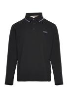 Long Sleeve Polo BOSS Black