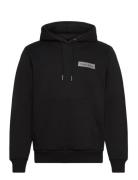 Raised Concrete Logo Hoodie Calvin Klein Black