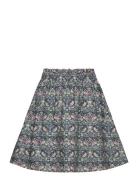 Skirt In Liberty Fabric Huttelihut Navy